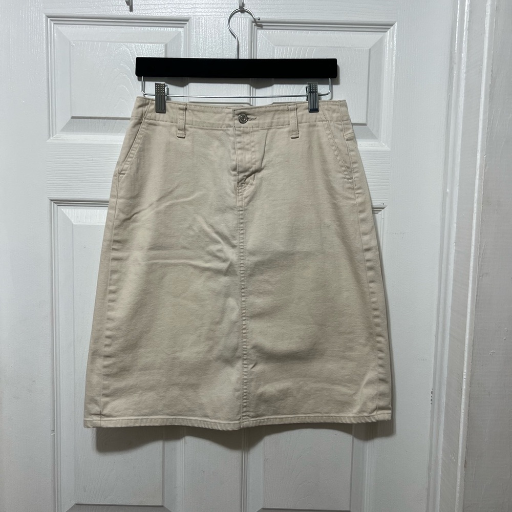 Gap Jeans Ladies Skirt Size 4 Euc Khaki